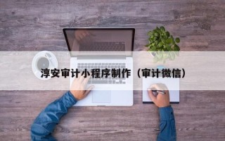 东至淳安审计小程序制作（审计微信）